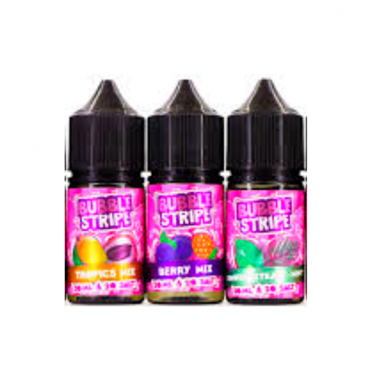 Жидкость Bubble Stripe Strong Ultra Salt - apple gum 30 мл (20 Ultra)