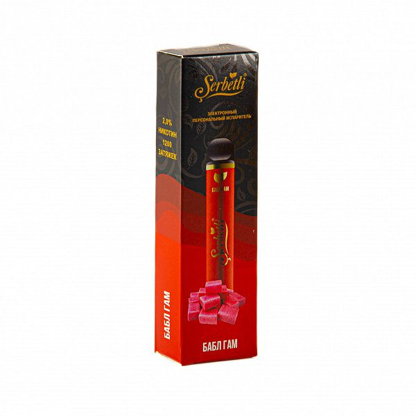 Одноразовая электронная сигарета Serbetli 1200 - Бабл Гам