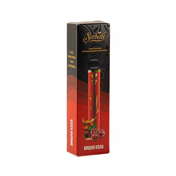 Одноразовая электронная сигарета Serbetli 1200 - Вишня Кола