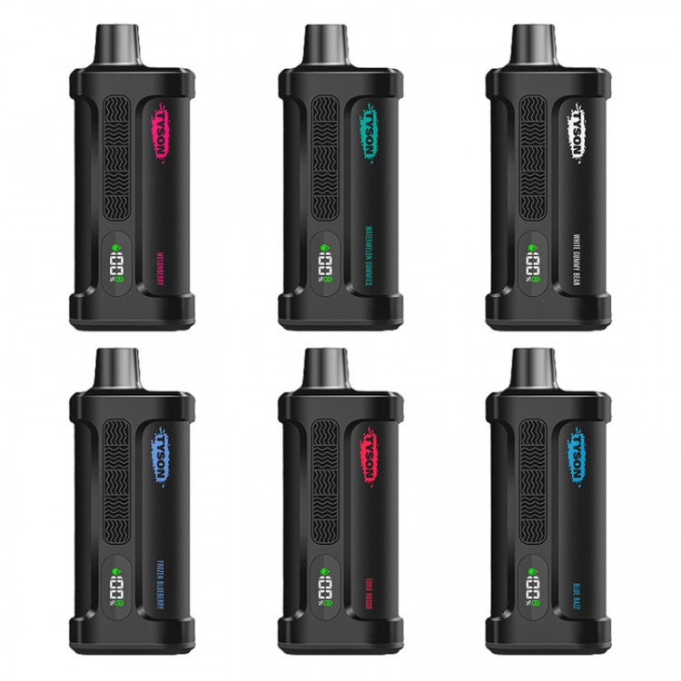 Электронная одноразовая сигарета Tyson 20000 тяг - Apple Gummies