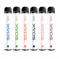 (М) Одноразовая электронная сигарета Soak X Zero 2200 - Запеченная груша