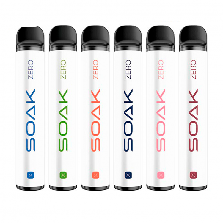 (М) Одноразовая электронная сигарета Soak X Zero 2200 - Смузи-боул