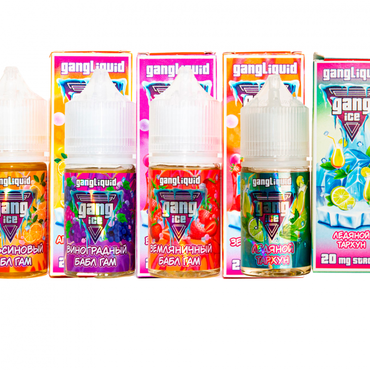 Жидкость Gang Ice Strong Ultra Salt - Мятные лесные ягоды с хвоей 30 мл (20 Ultra)