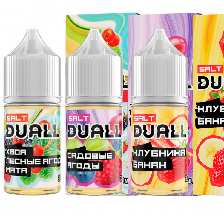 Жидкость DUALL Salt Light - Хвоя Черемуха Щелковица 30 мл (20 мг)