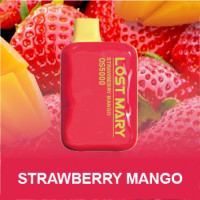 Одноразовая электронная сигарета Lost Mary OS 4000 - Strawberry Mango (Клубника Манго) Одноразовая электронная сигарета Lost Mary OS 4000 - Strawberry Mango (Клубника Манго)