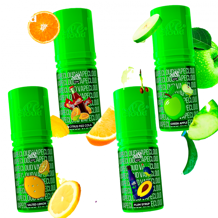 Жидкость Vape Cloud Sour Strong Ultra Salt - Wild strawberry (Кислая лесная земляника) 30 мл (20 Ultra)