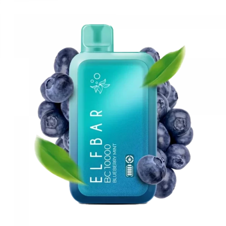 Одноразовая электронная сигарета Elf Bar (ВС 10000) - Blueberry Mint