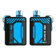 Одноразовая электронная сигарета City Iron Man 8000 - Мята Лёд