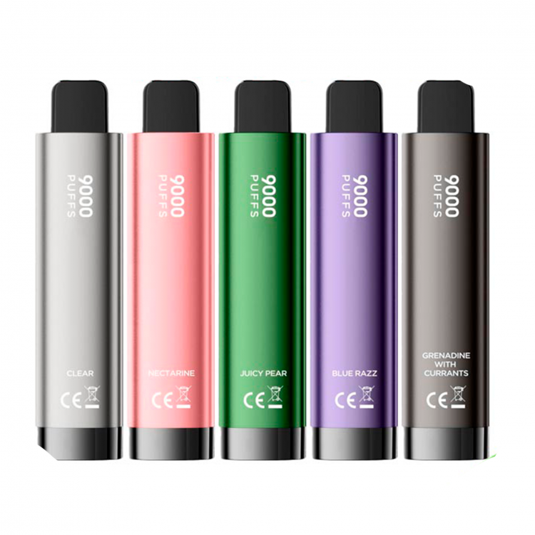 (М) Одноразовая электронная сигарета HQD Cuvie Plus Pro (9000) - Малиновый лимонад