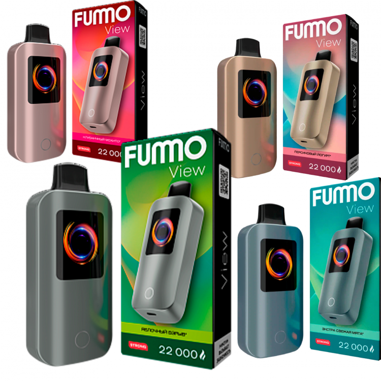 Одноразовая электронная сигарета Fummo View 22000 тяг - Кактус алое