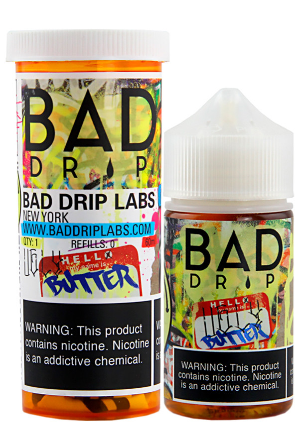 Жидкость Bad Drip Classic 3 - UGLY BUTTER  (Вкус пирога с сахарной пудрой и порцией корицы) 30 мл (3 мг)