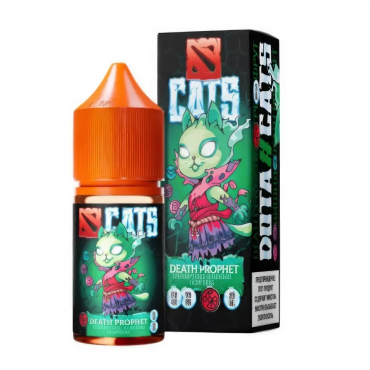 Жидкость Dota Salt CATSWILL - Death Prophet (Грейпфрутово вишневая газировка) 30 мл (20 Strong)