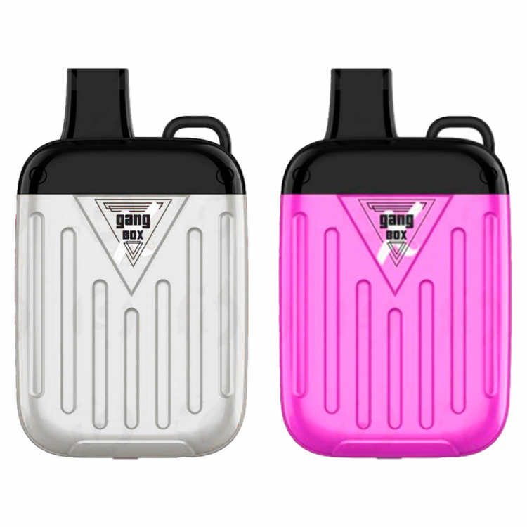 Одноразовая электронная сигарета Гэнг ХВОХ 8000 - Малина-яблоко-мята