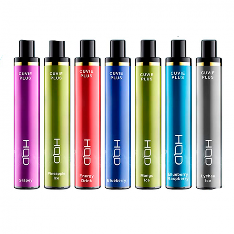 (М) Одноразовая электронная сигарета HQD Cuvie Plus 1200 - Мультифрукт