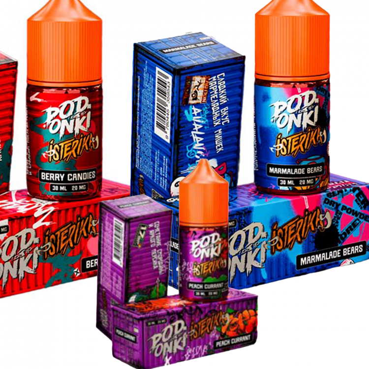 (M) Жидкость PODONKI & ISTERIKA Salt - Апельсиновая шипучка 30 мл (20 мг)