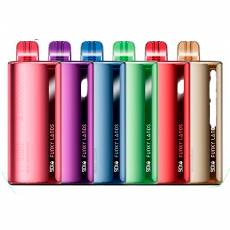 Одноразовая электронная сигарета Фанки Лендс 7000 - Клубника Банан